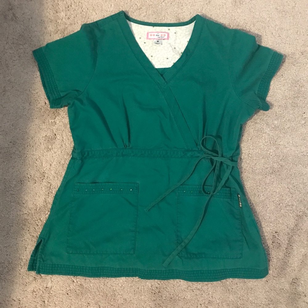 Koi Scrub Top